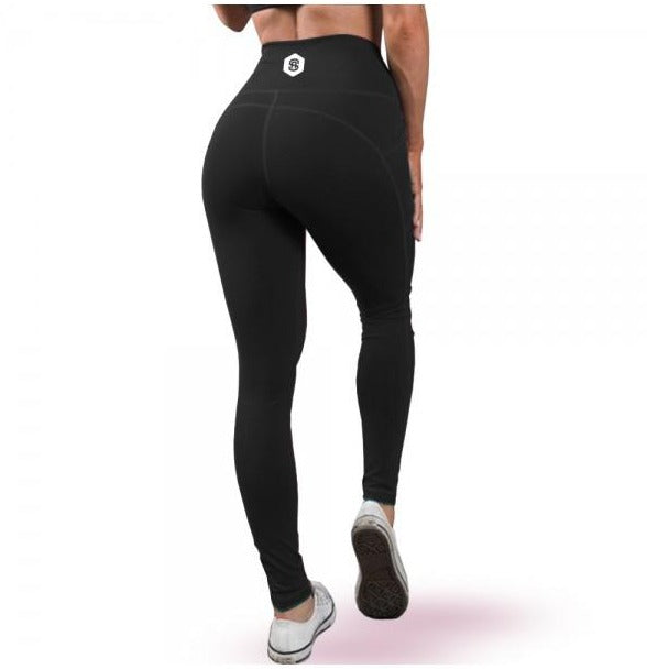 Delilah high waisted gym leggings black samson athletics