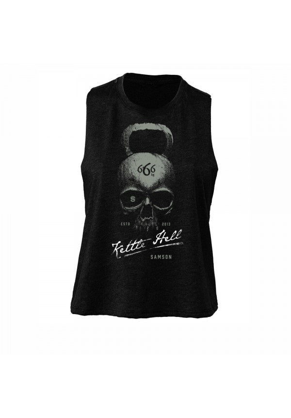 Kettle hell ladies crop tank samson athletics