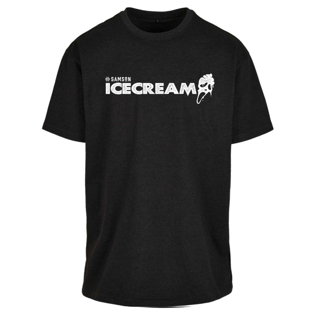 Ice Cream Scream Halloween Oversized Gym T-Shirt