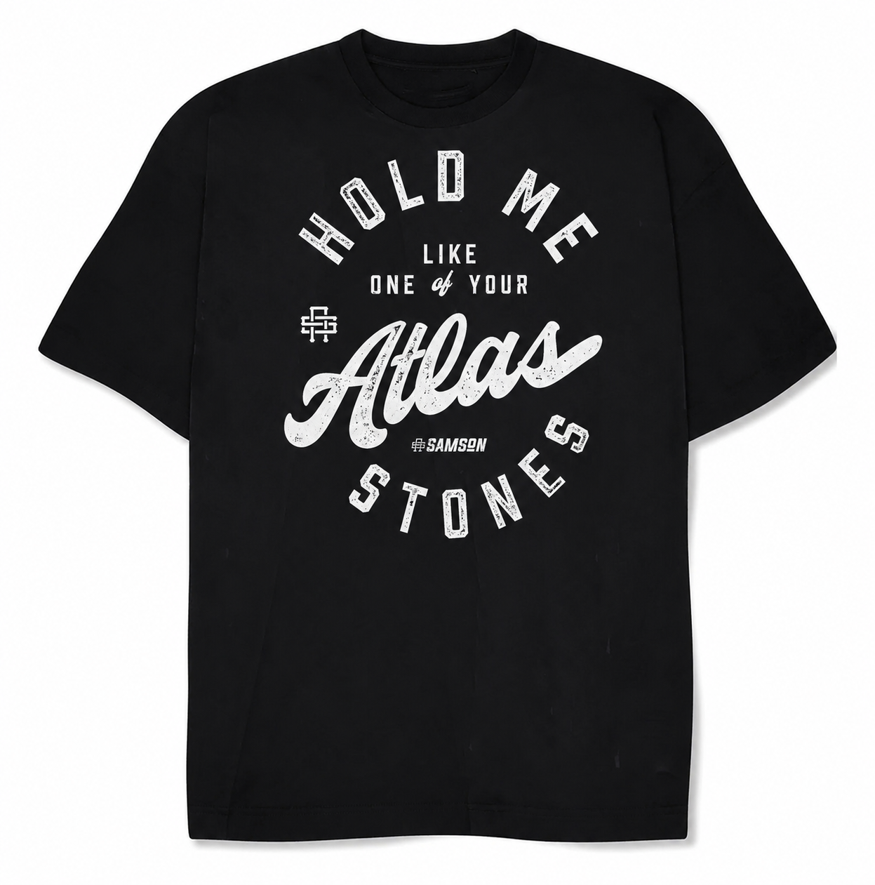 Hold Me Like One Of Your Atlas Stones - Oversized Gym T-Shirt
