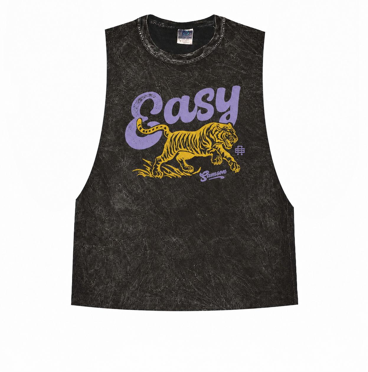 Easy Tiger - Ladies Washed Cut Off Tank