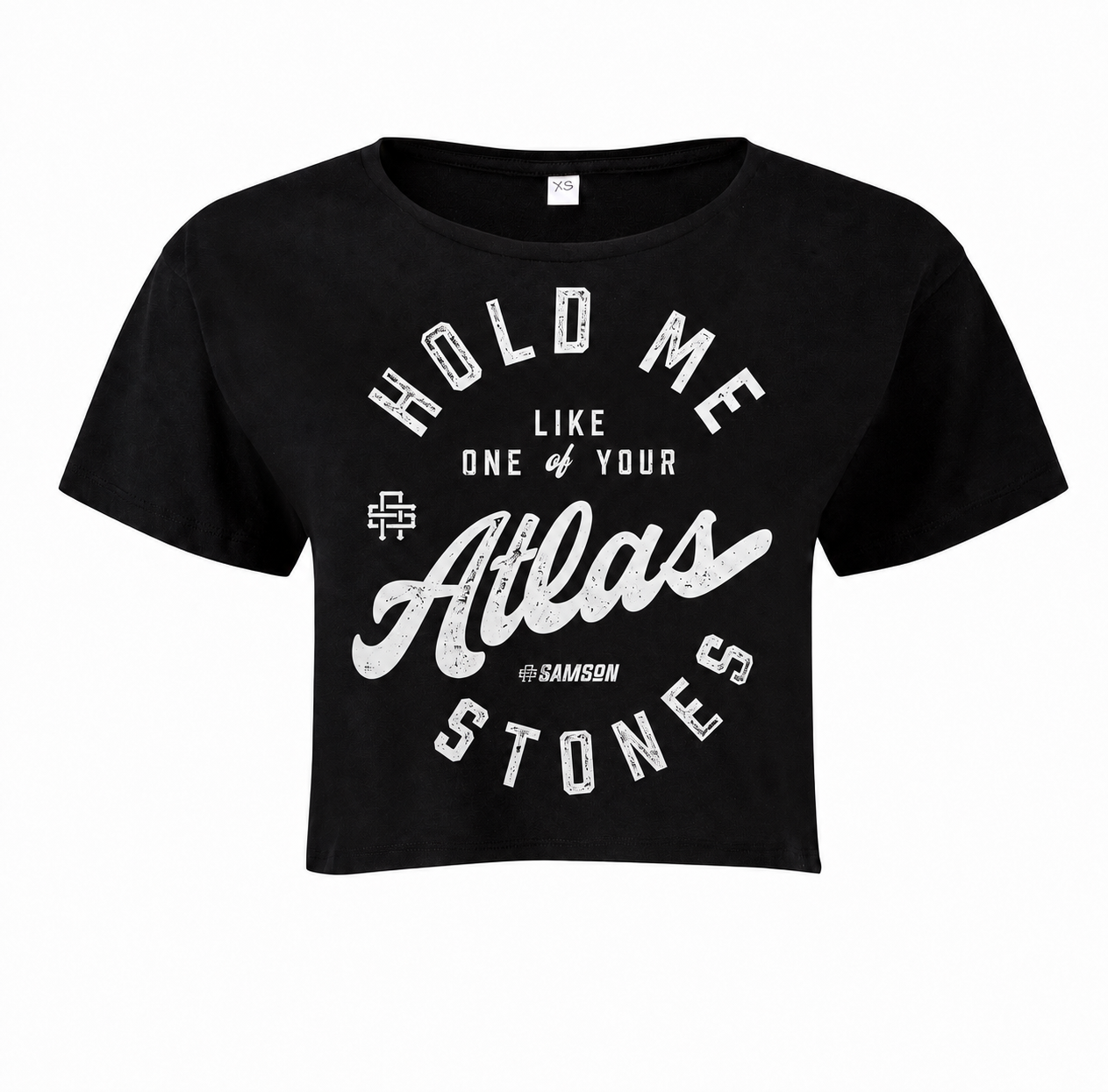 Hold Me Like One Of Your Atlas Stones - Ladies Cropped Tee