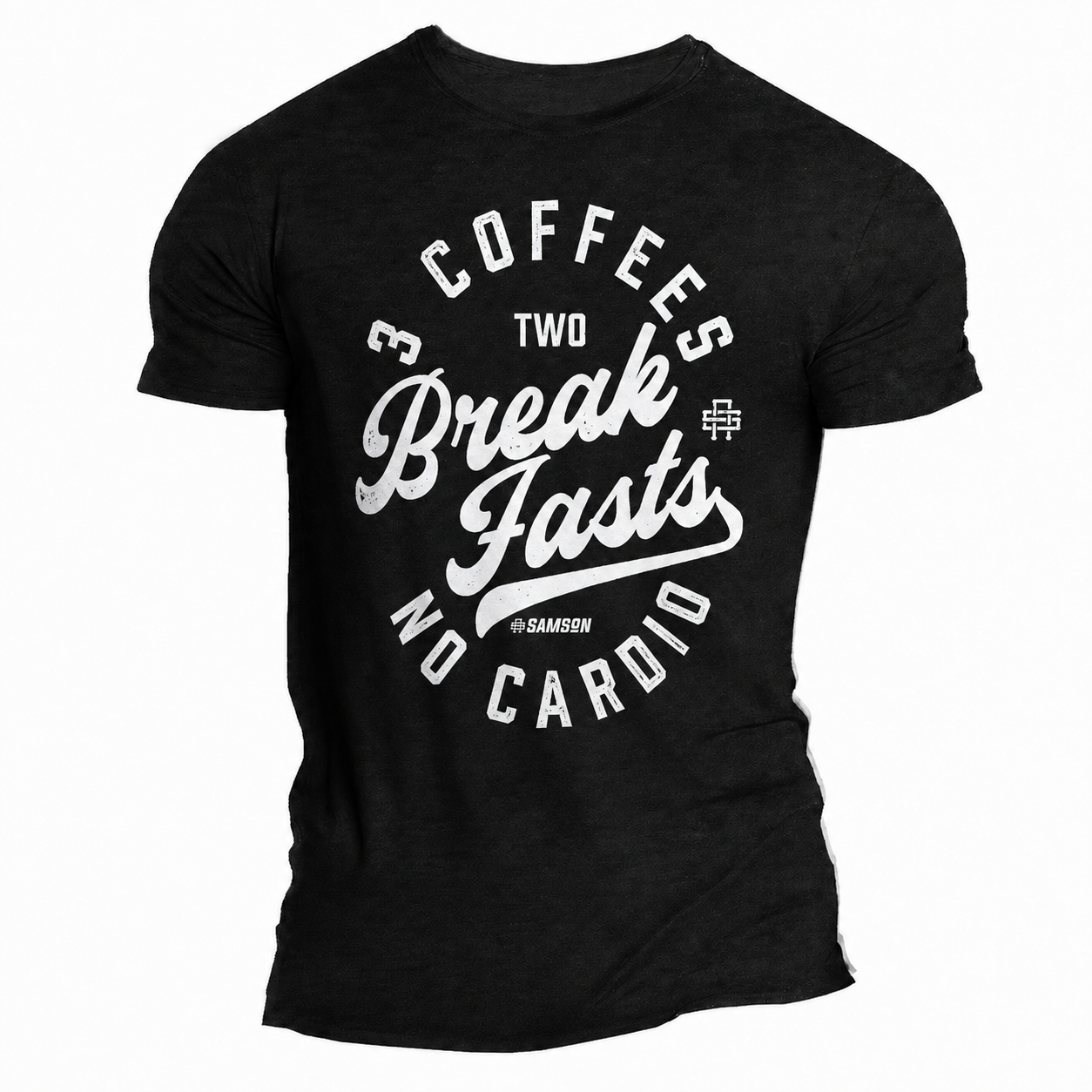 3 Coffees 2 Breakfasts No Cardio - Muscle Tee