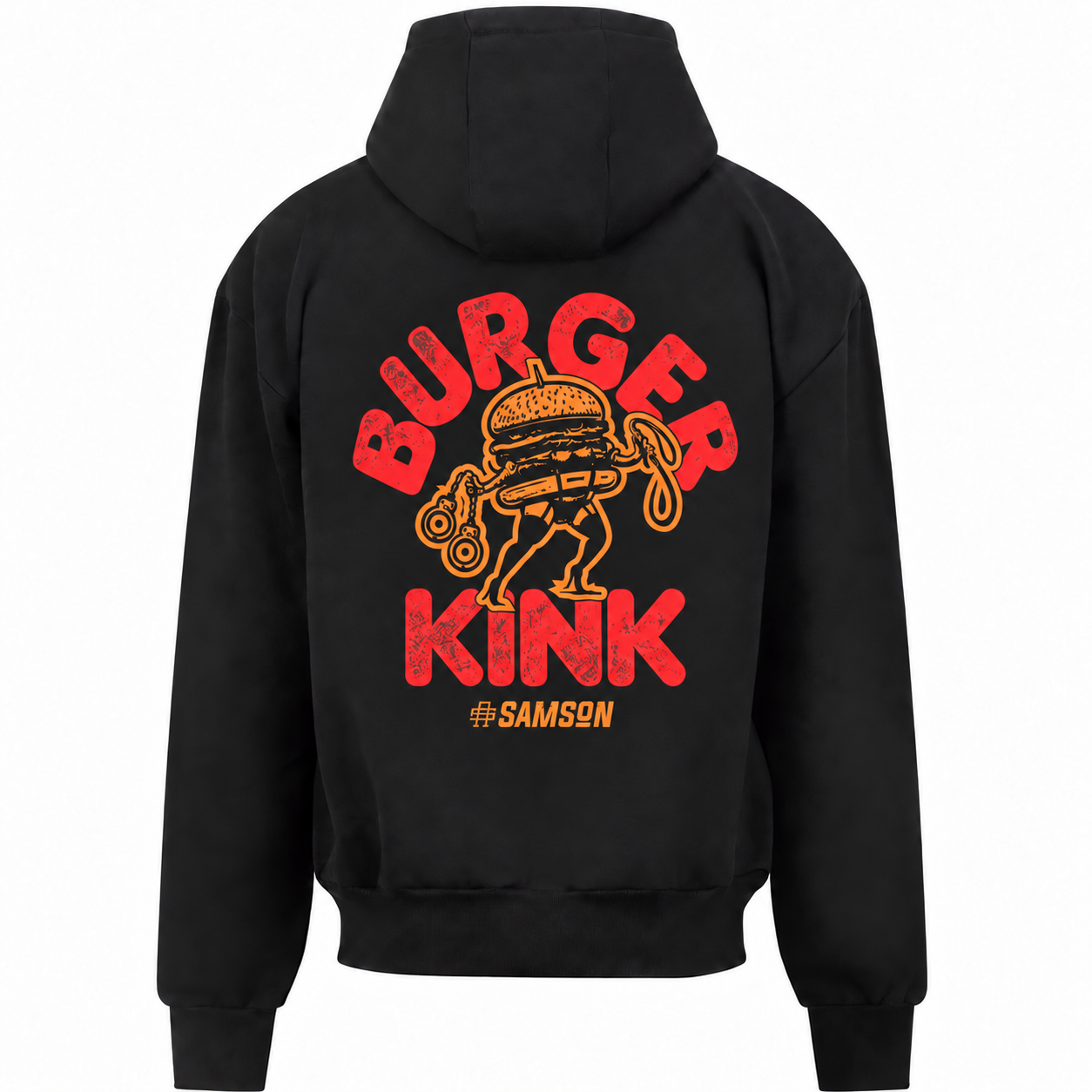 Burger Kink - Oversized Unisex Zip Hoodie