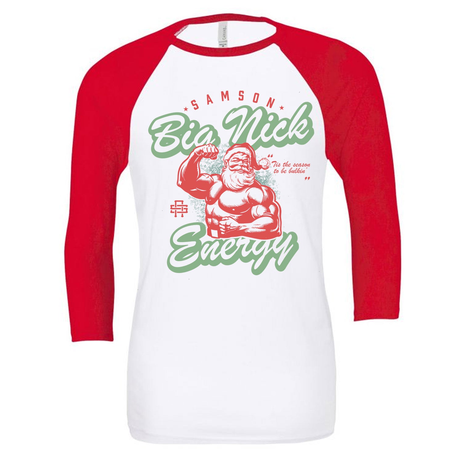 Big Nick Energy - Gym Baseball T-Shirt