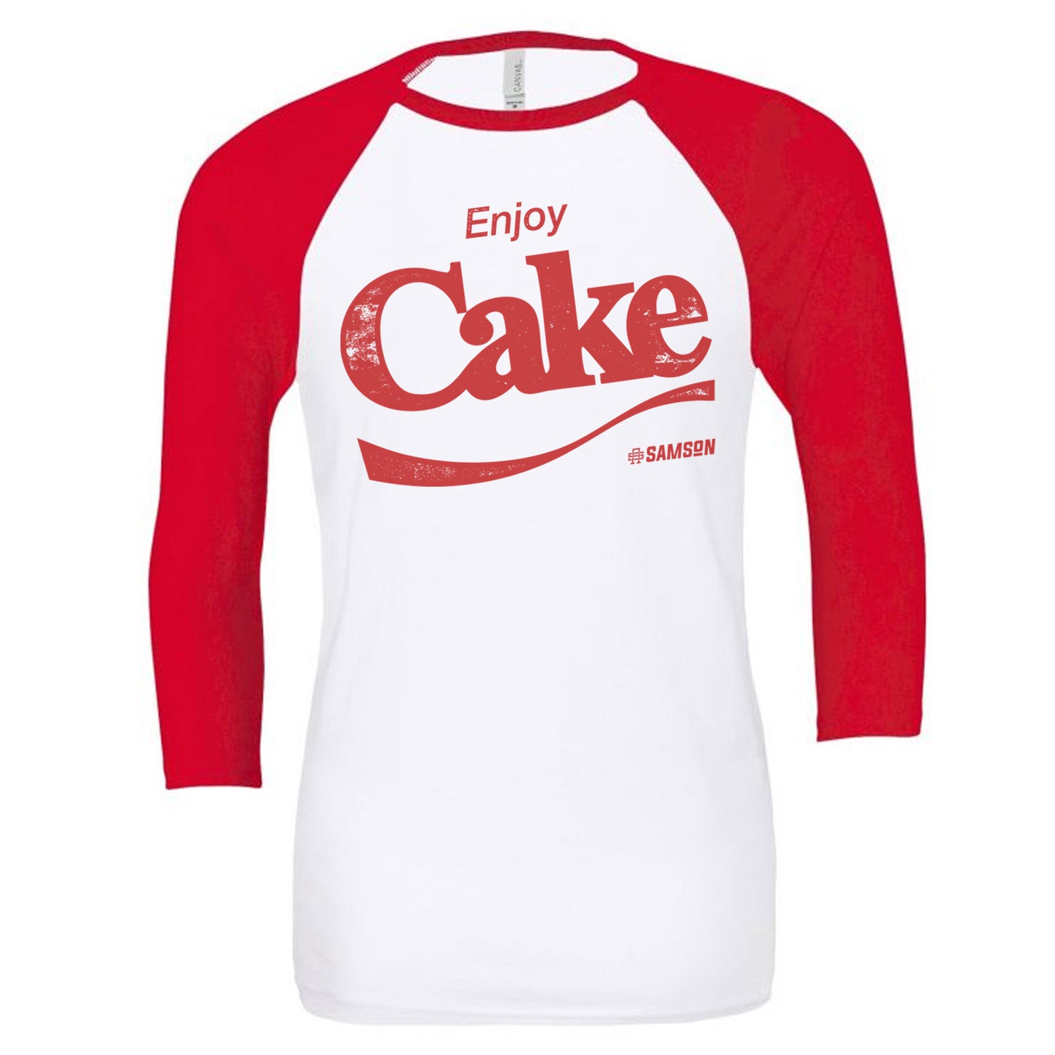Enjoy Cake - Gym Baseball T-Shirt
