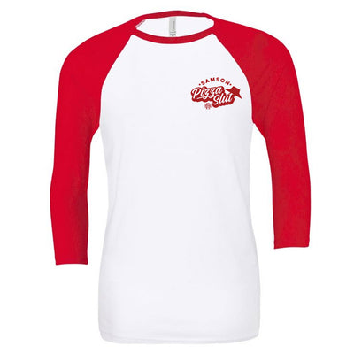 Pizza Slut - Gym Baseball T-Shirt