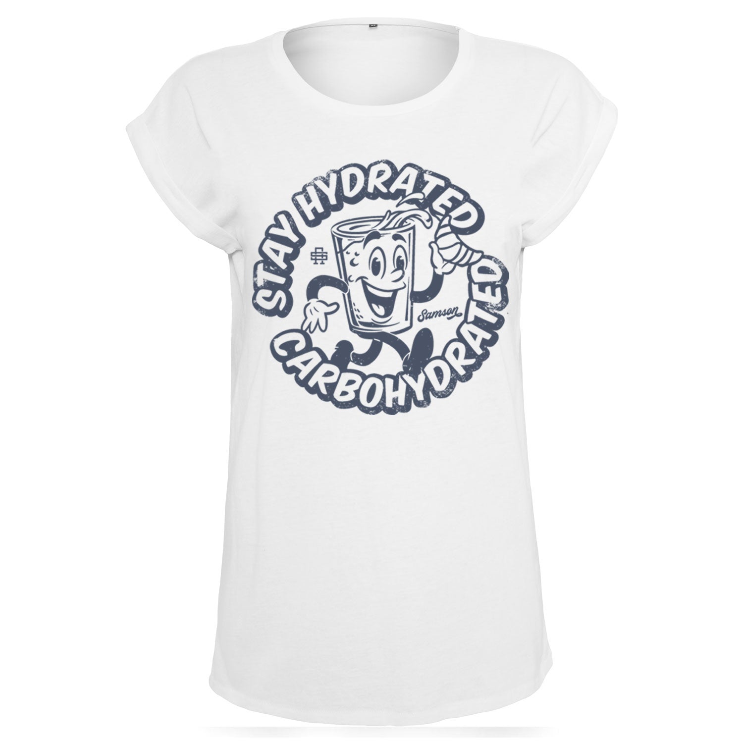 Stay Hydrated Carbohydrated - Ladies Gym T-Shirt