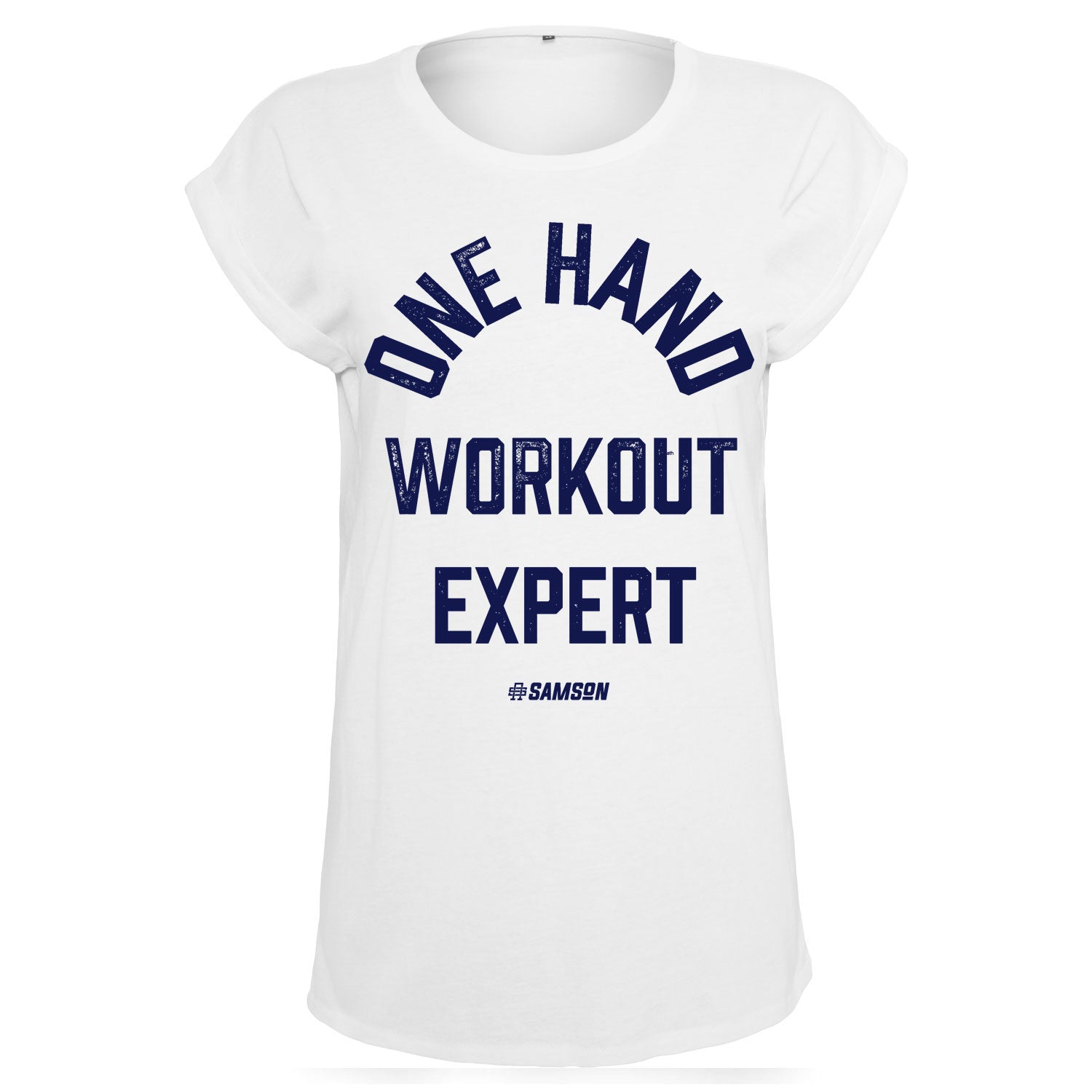One Hand Workout Expert- Ladies Gym T-Shirt