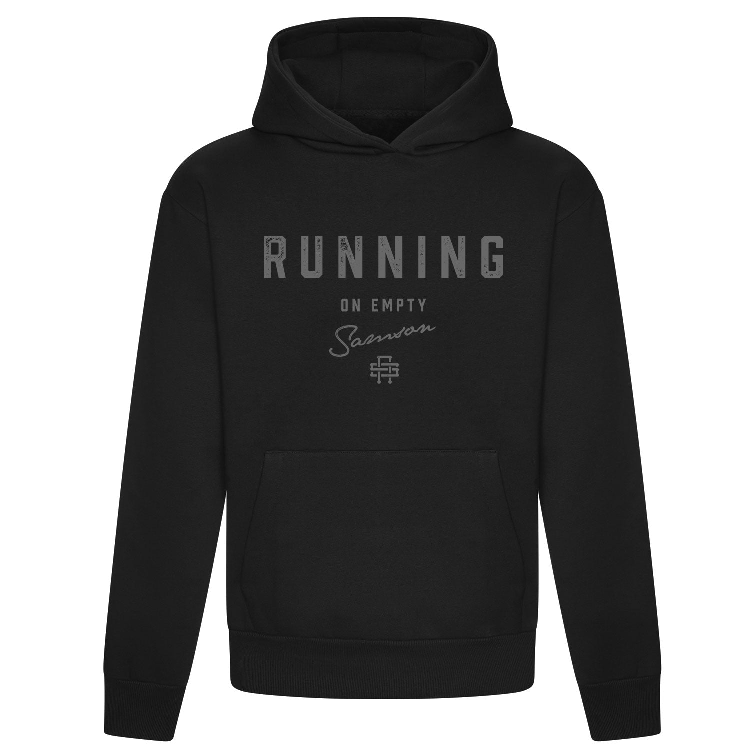 Running On Empty - Oversized Unisex Pullover Hoodie