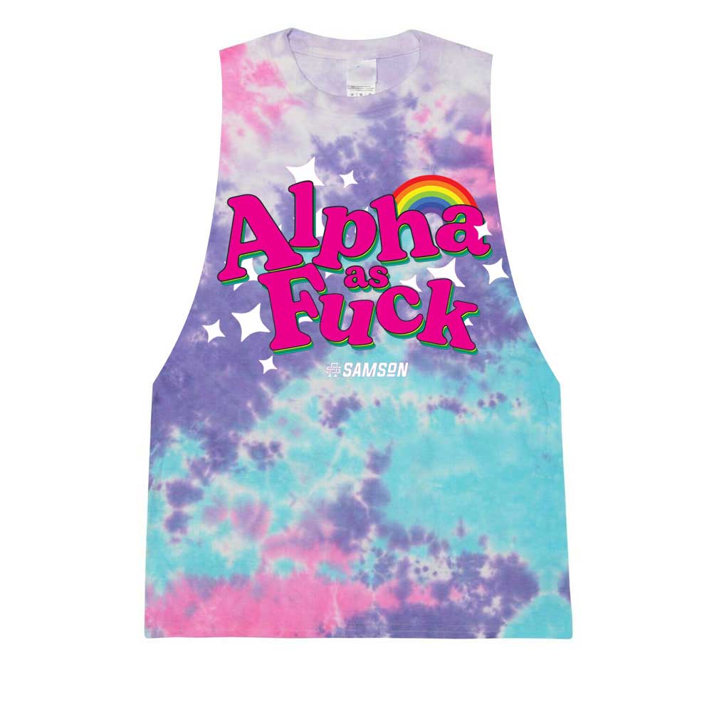 Alpha AF Tie Dye Mens Tank Top