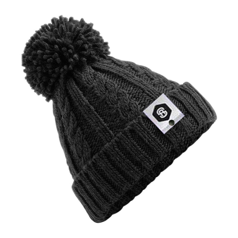 Cable Knit POM POM Beanie