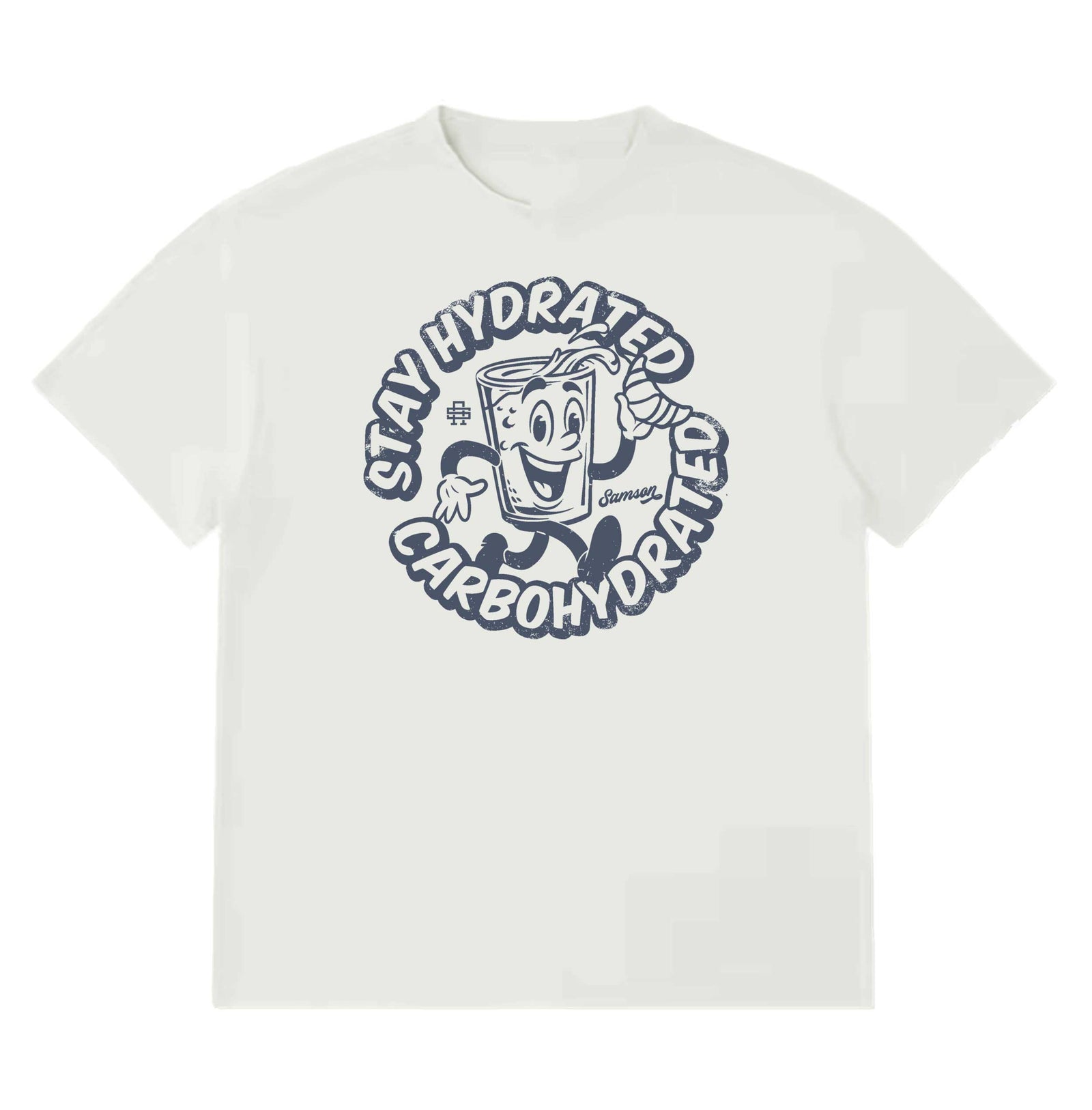 Stay Hydrated Carbohydrated - Oversized Gym T-Shirt