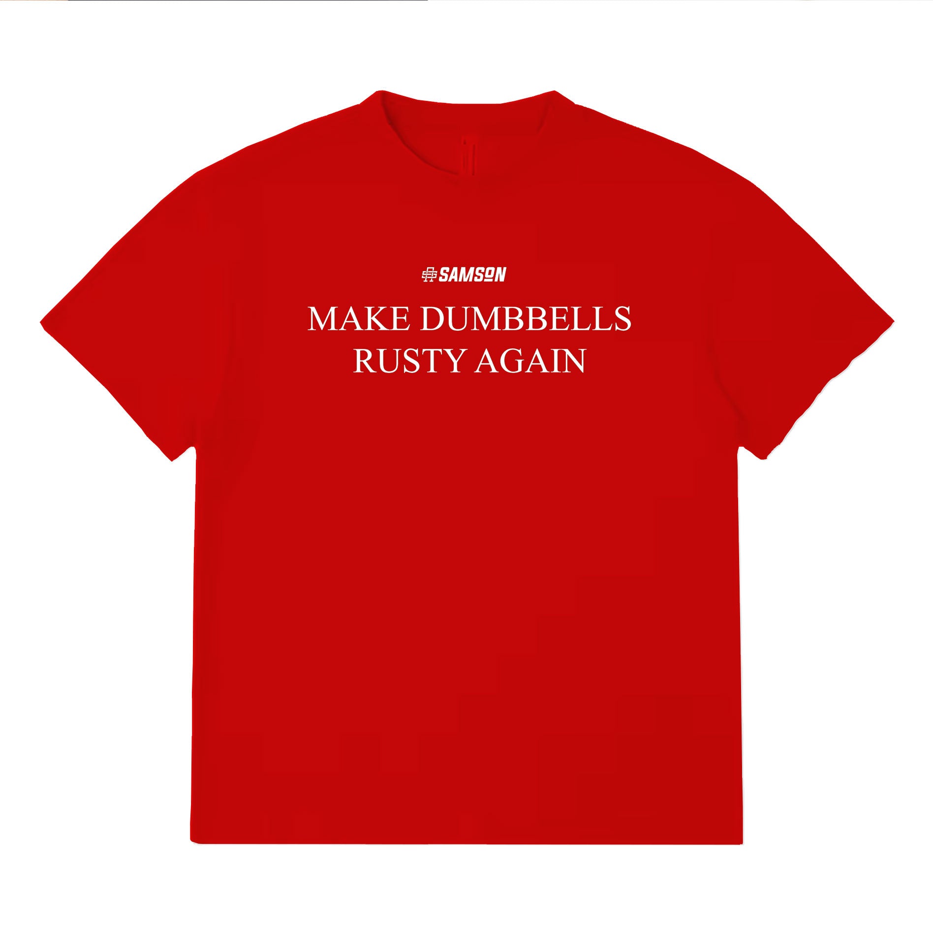 Make Dumbbells Rusty Again - Oversized Gym T-Shirt