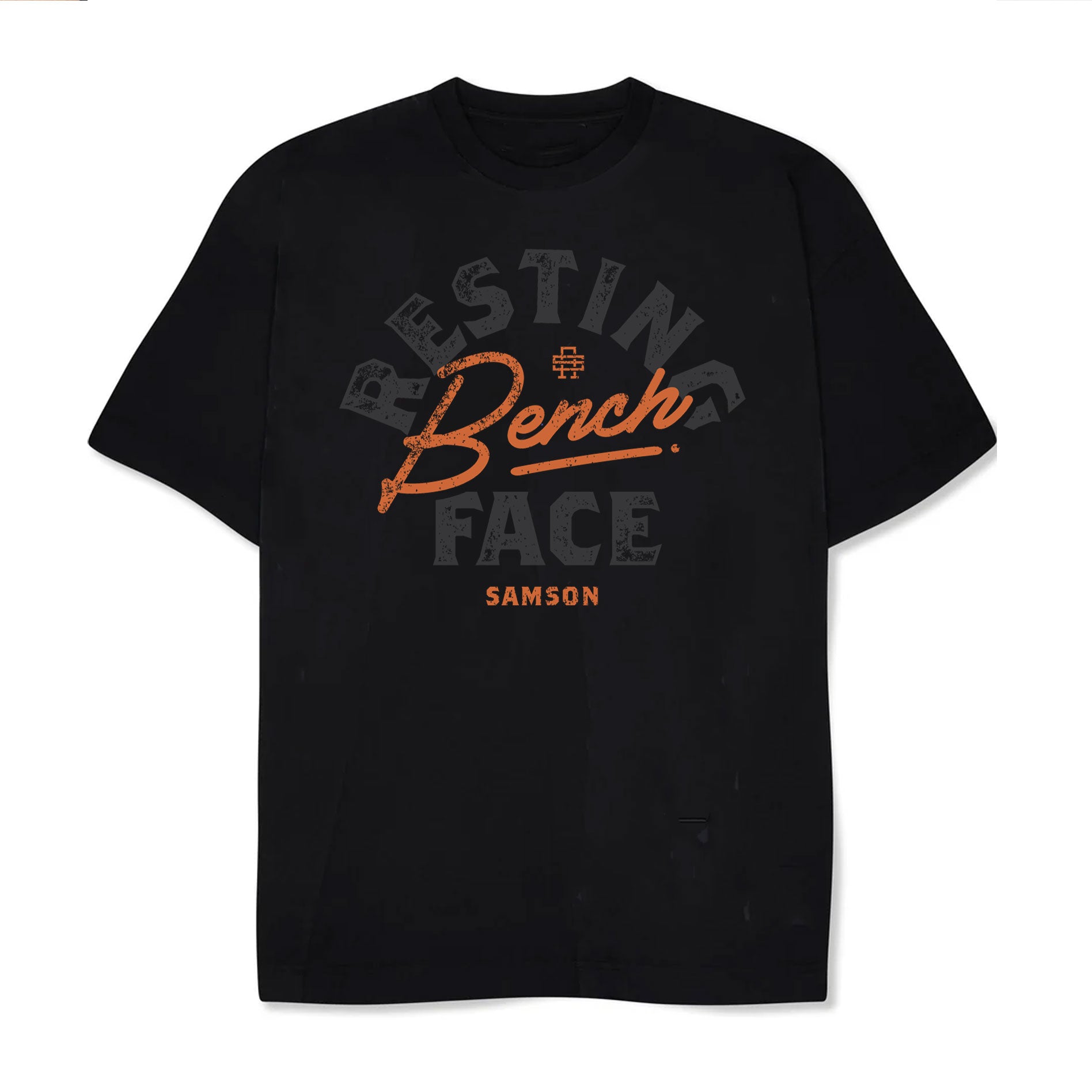 Resting Bench Face - Oversized Gym T-Shirt
