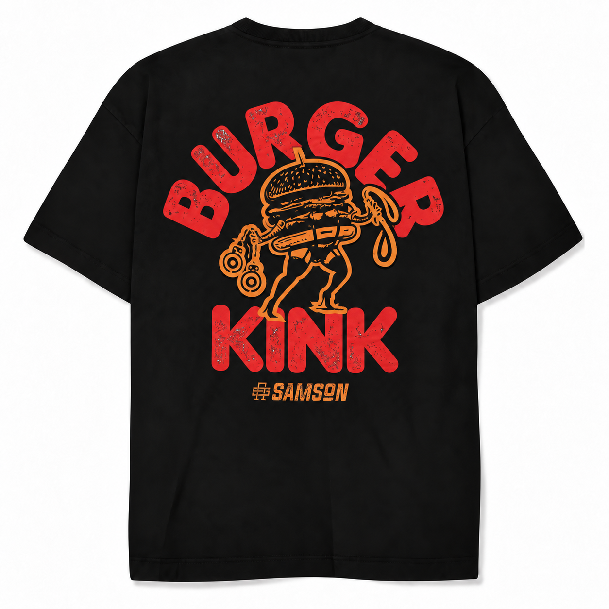 Burger Kink - Oversized Gym T-Shirt