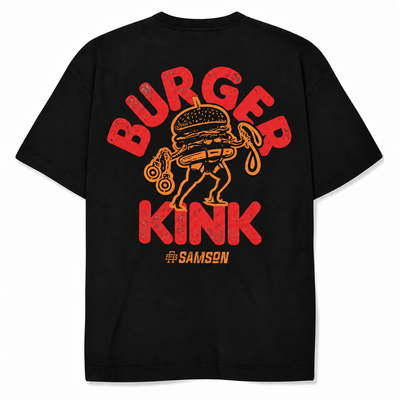 Burger Kink - Oversized Gym T-Shirt