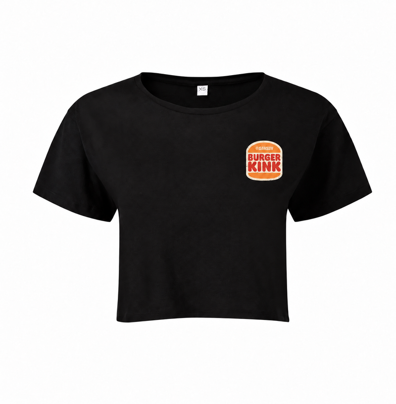Burger Kink - Ladies Cropped Tee