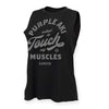 Purple Aki Ladies Cut Off Tank