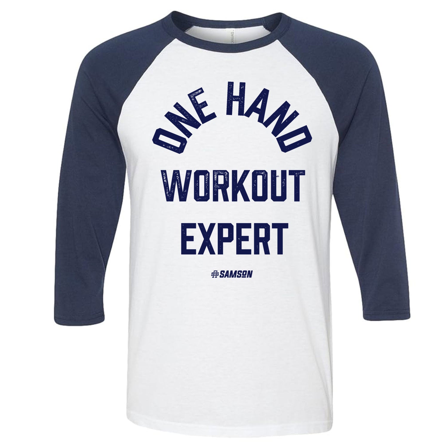 One Hand Workout Expert - Gym Baseball T-Shirt