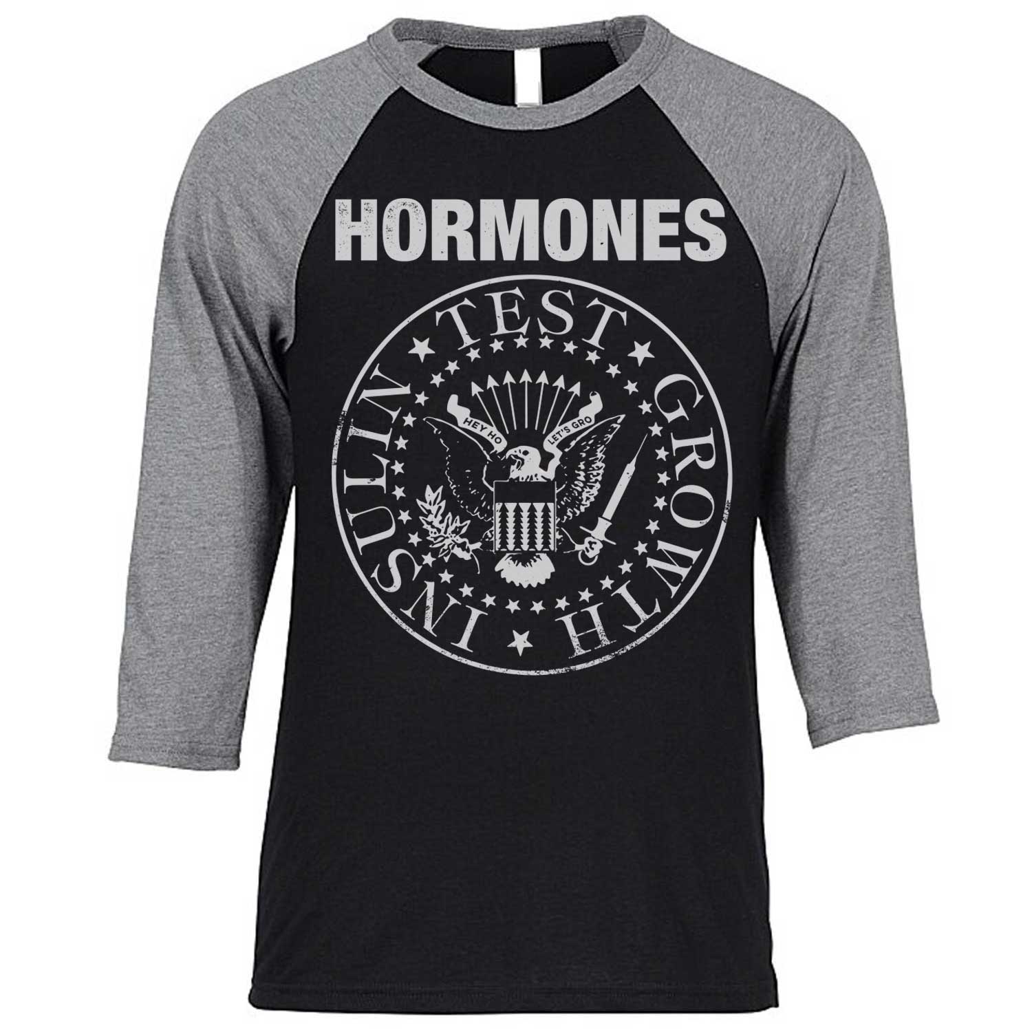 Hormones Gym Baseball T-Shirt