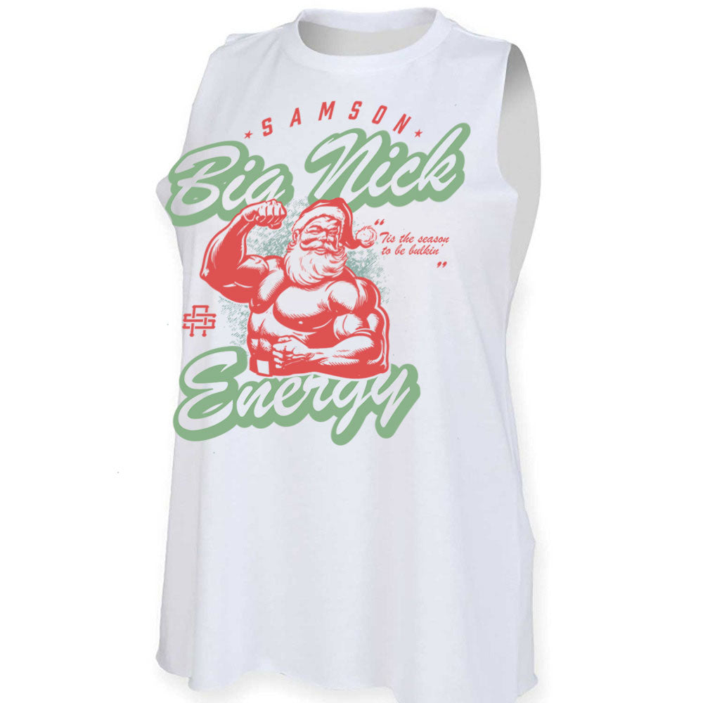 Big Nick Energy - Ladies Gym Cut Off Tank Top
