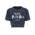 Flex Pistols Ladies Cropped Washed Tee