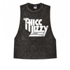 Thicc Lizzy Ladies Washed Cut Off Tank