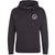 Powered By Coffee And Hate Black - Lightweight Gym Hoodie