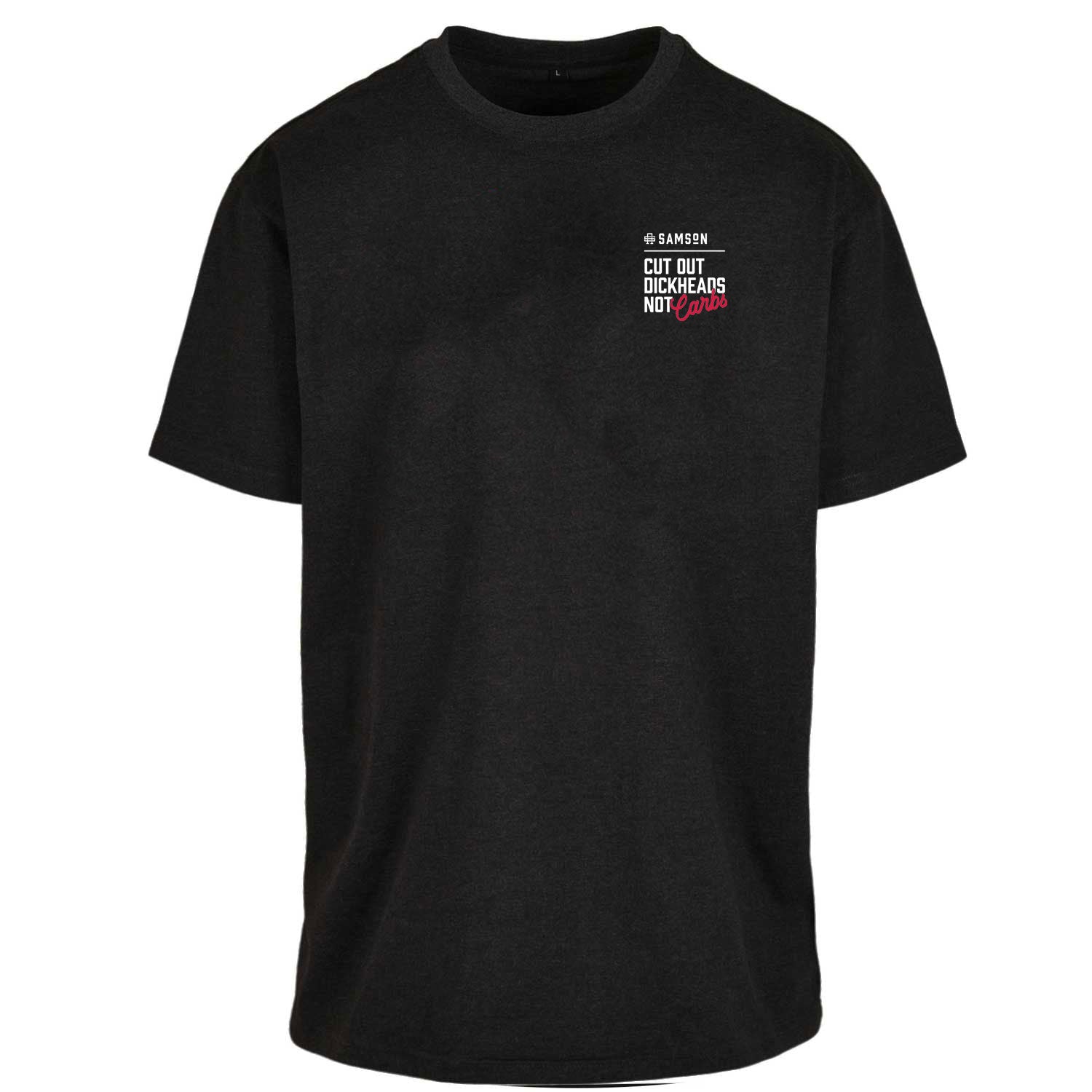 Cut Out DHeads Not Carbs Oversized Gym T-Shirt (B)