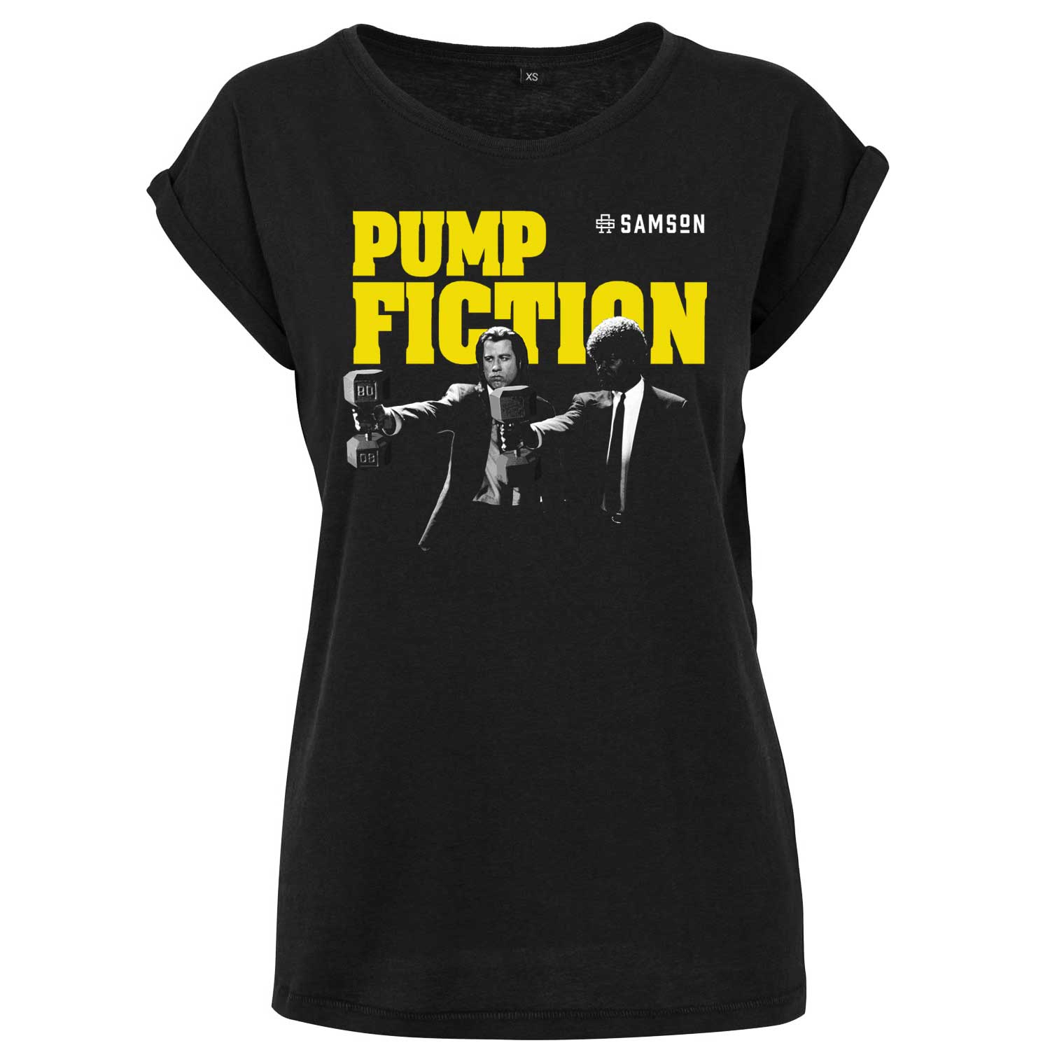 Pump Fiction | Ladies Gym T-Shirt | Samson Athletics
