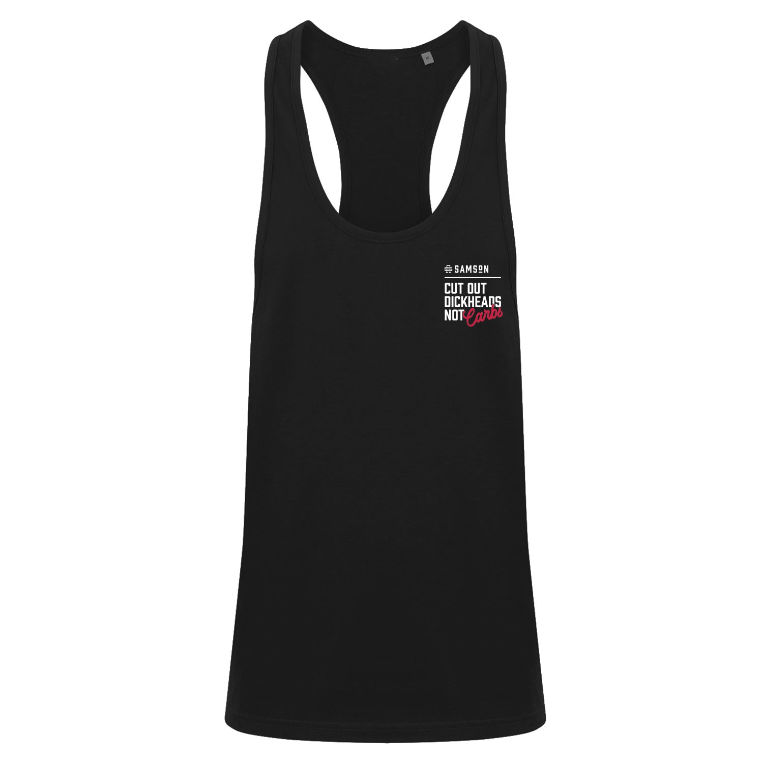 Cut Out DHeads Not Carbs Mens Bodybuilding Vest