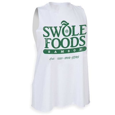 SwoleFoods Ladies Gym Cut Off Tank Top