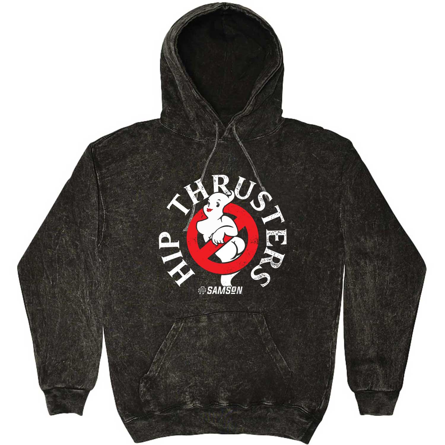 Hip Thrusters - Washed Unisex Pullover Hoodie