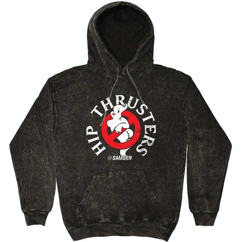 Hip Thrusters - Washed Unisex Pullover Hoodie