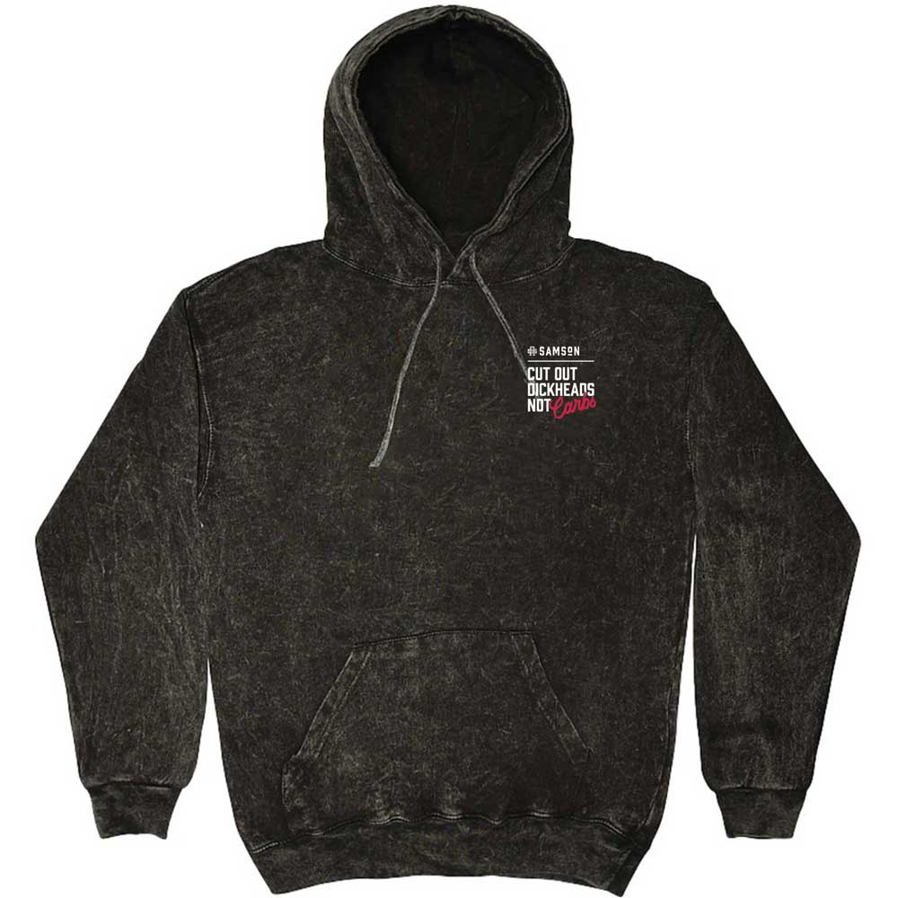 Cut Out DHeads Not Carbs Washed Unisex Pullover Hoodie