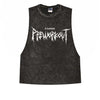 Metal Preworkout Ladies Washed Cut Off Tank