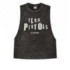 Flex Pistols Ladies Washed Cut Off Tank