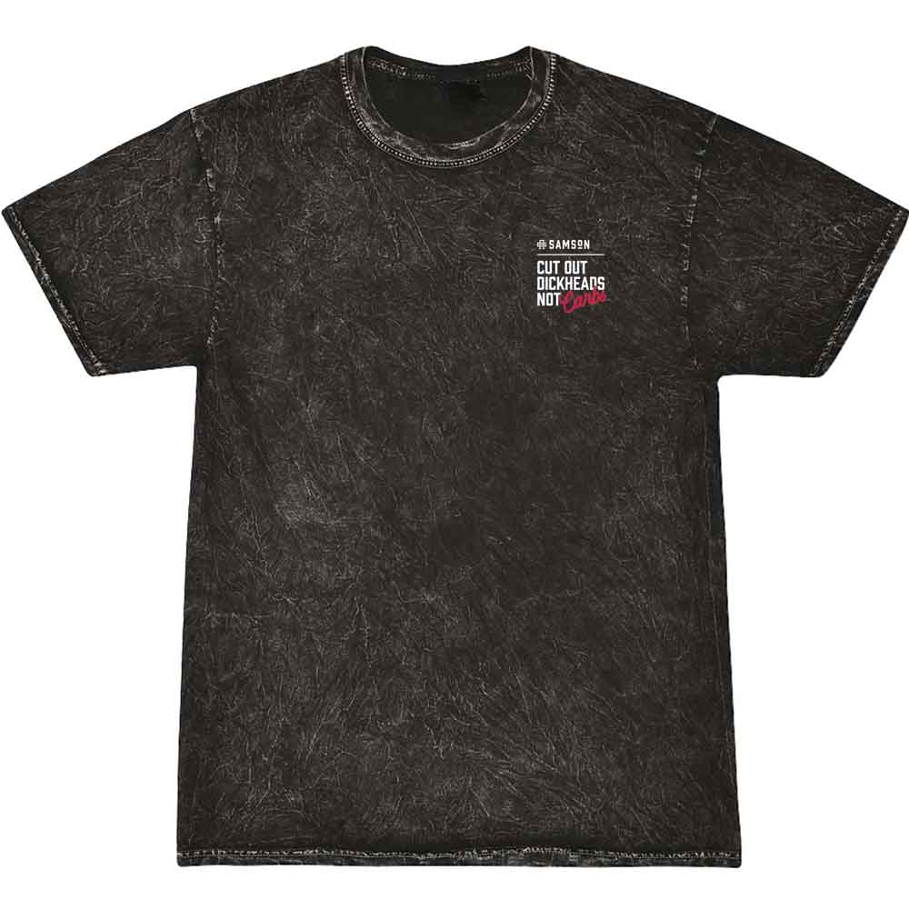 Cut Out DHeads Not Carbs Mens Washed T-Shirt