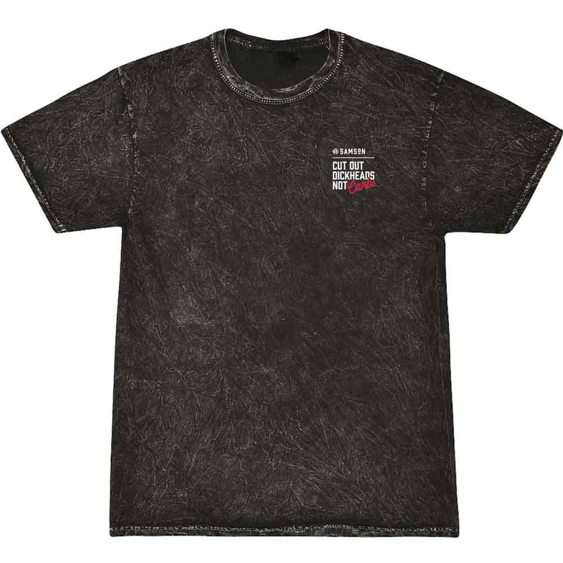 Cut Out DHeads Not Carbs Mens Washed T-Shirt