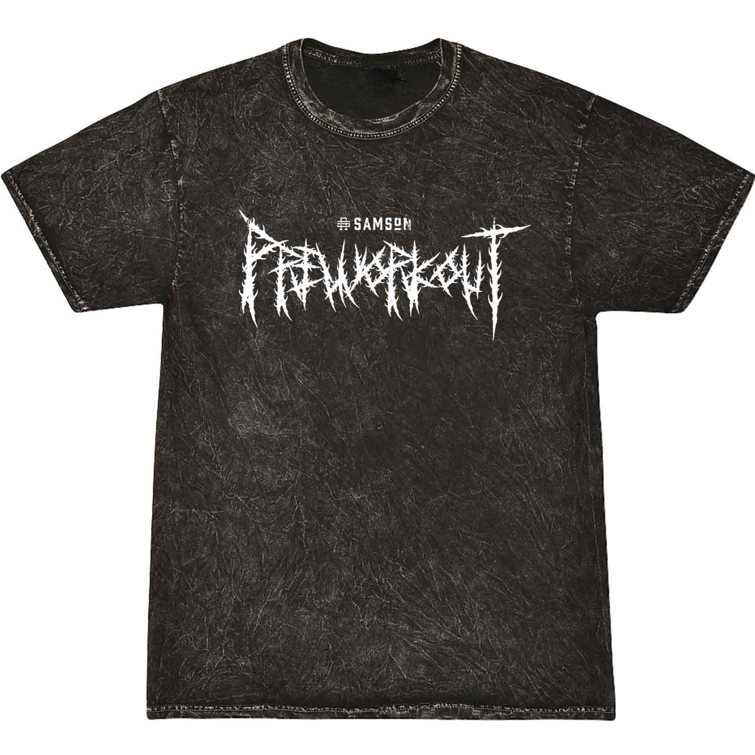 Metal Band Preworkout Mens Washed T-Shirt | Samson Athletics