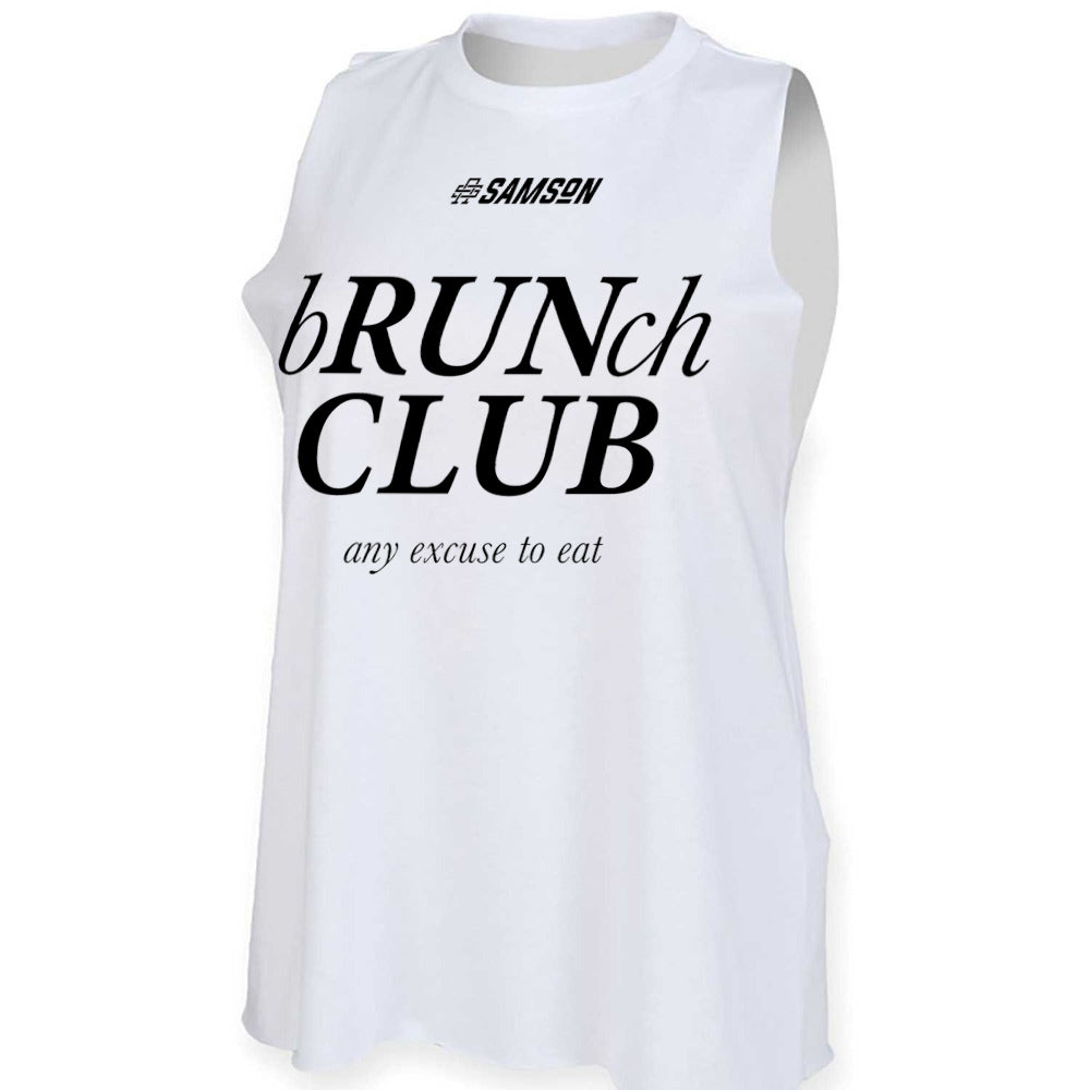 bRUNch Club - Ladies Gym Cut Off Tank Top