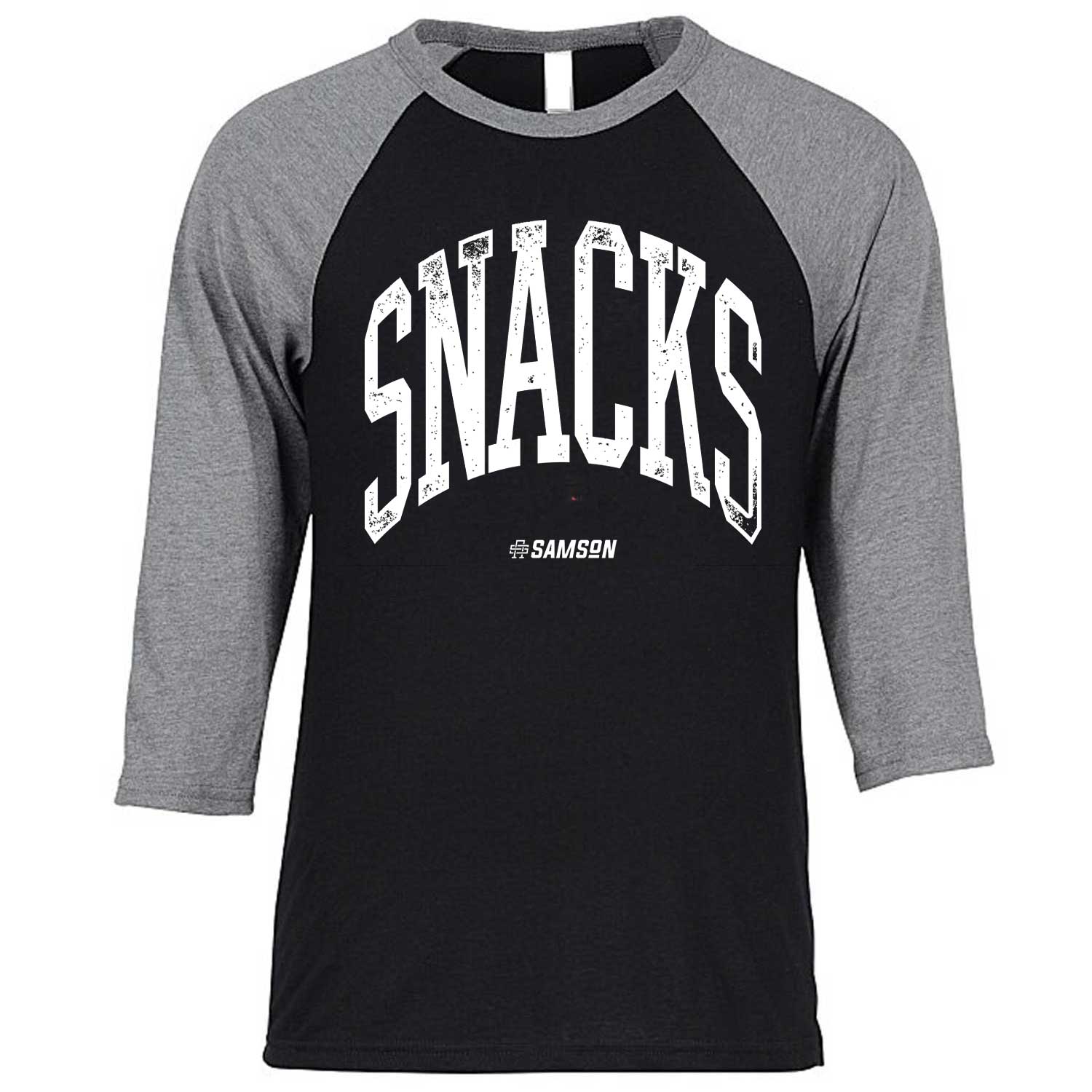 Snacks - Gym Baseball T-Shirt