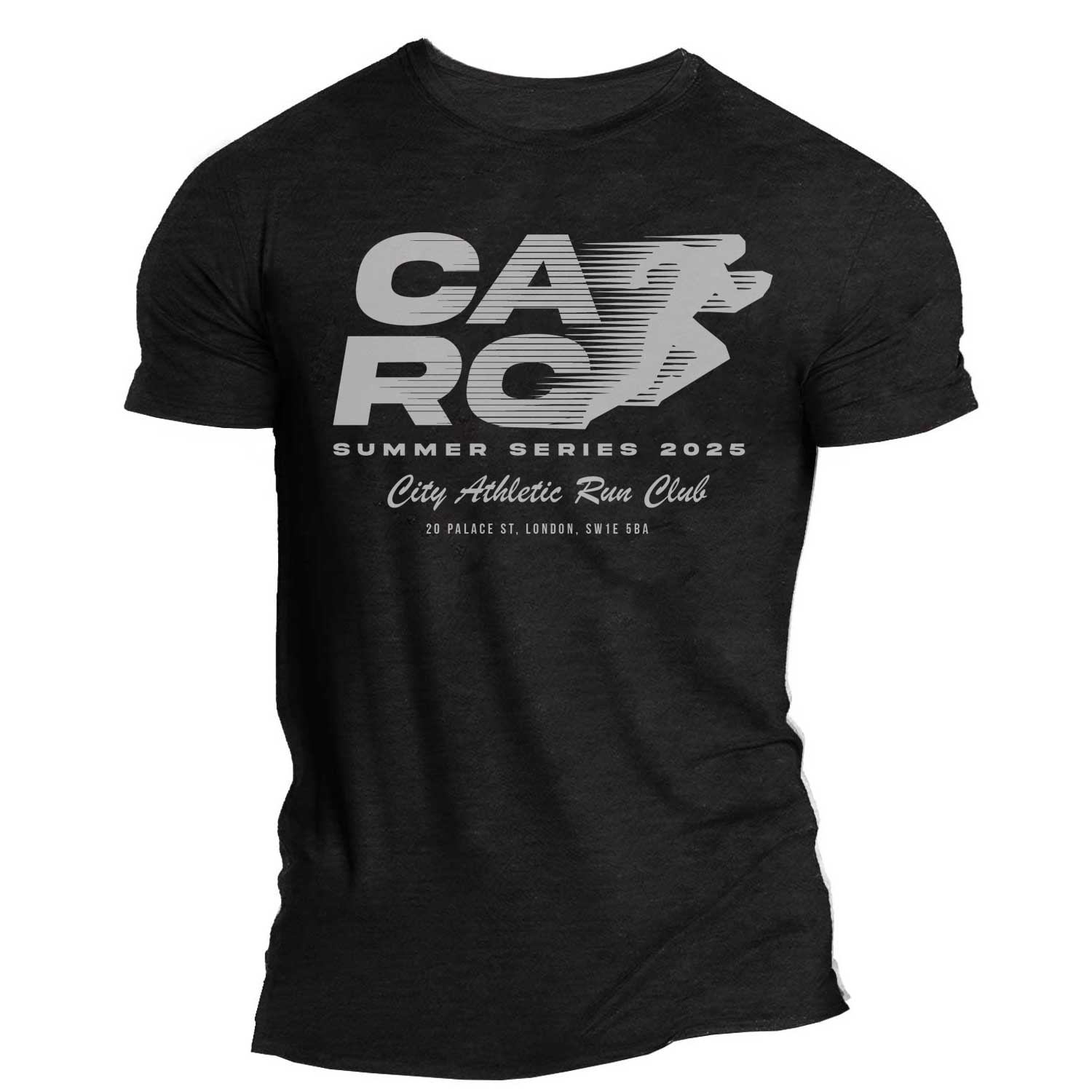 Samson x City Athletic Run Club Black Muscle Tee