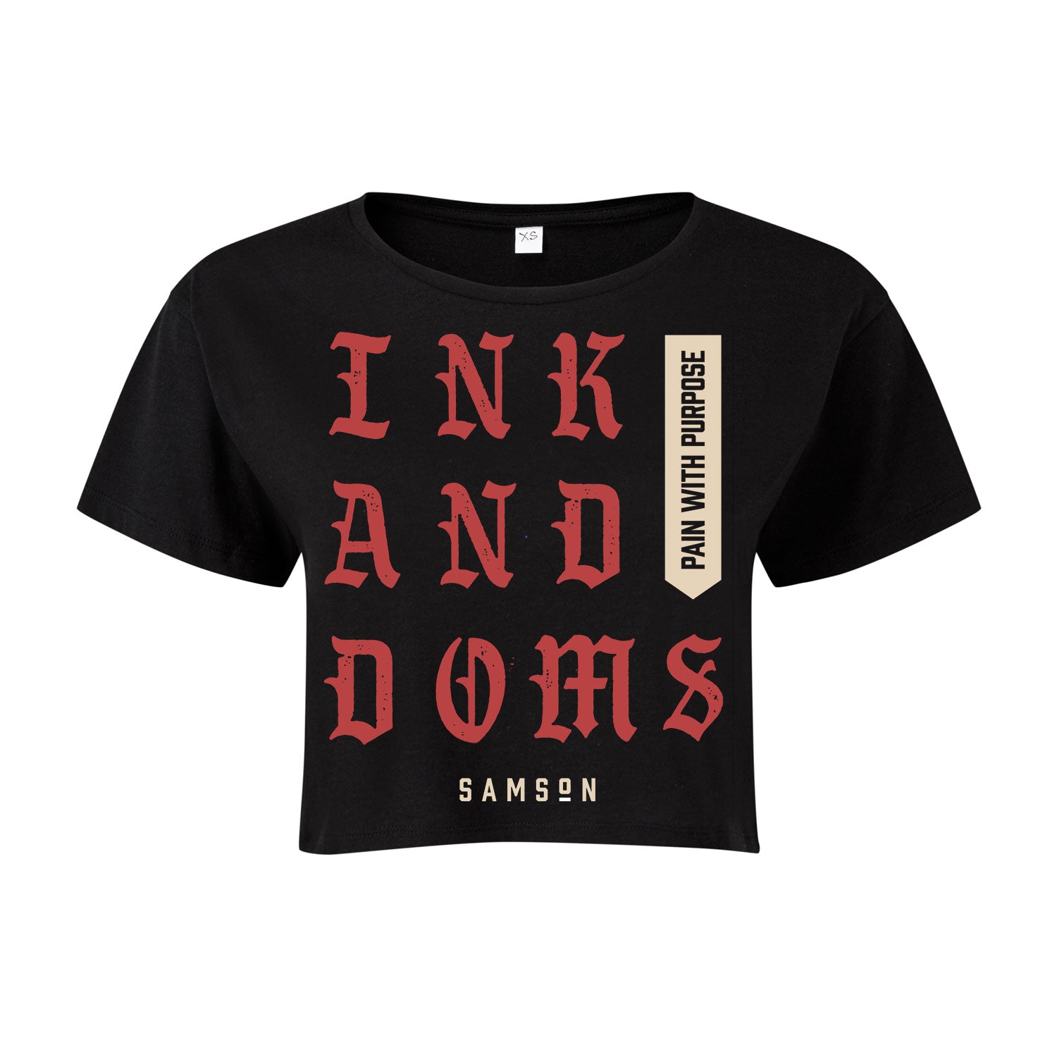 Ink & Doms - Ladies Cropped Tee