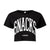 Snacks - Ladies Cropped Tee
