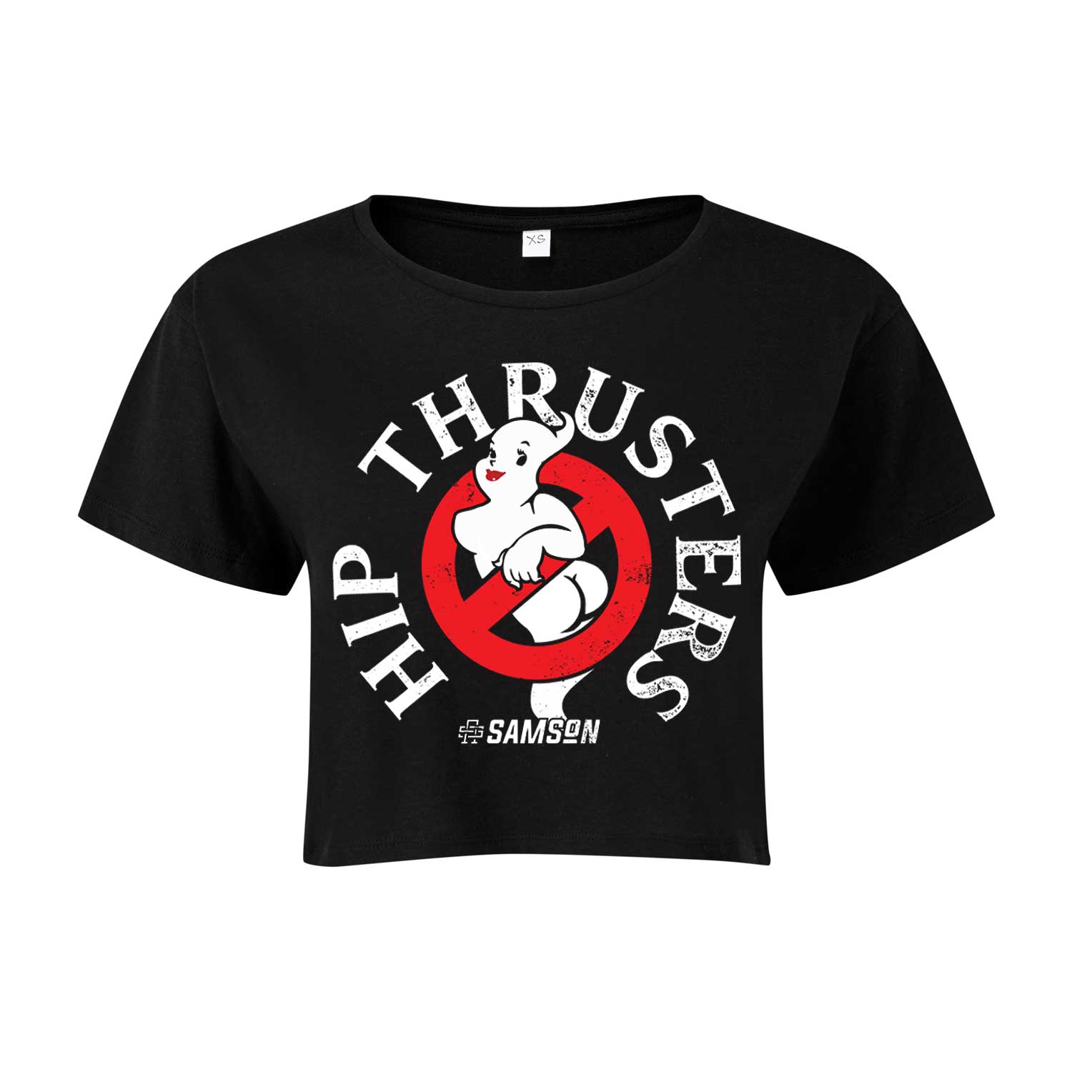 Hip Thrusters Ladies Cropped Tee