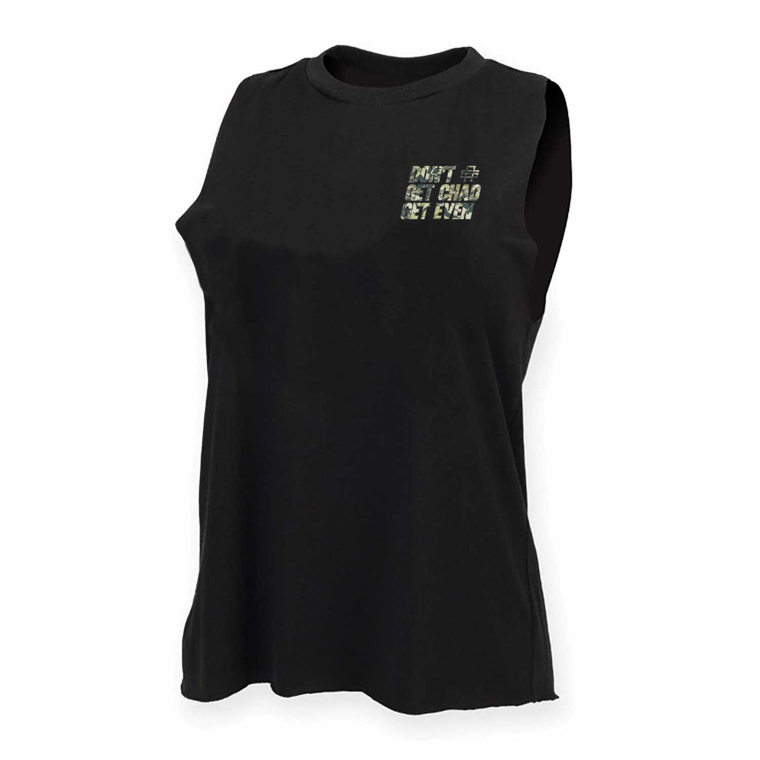 Don't Get Chad Get Even - Ladies Gym Tank Top
