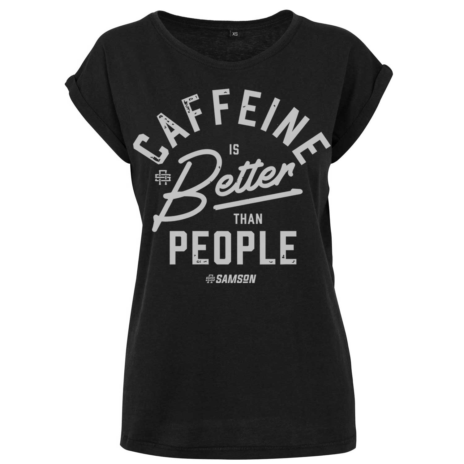 Caffeine Is Better Than People - Ladies Gym T-Shirt