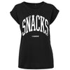 Snacks- Ladies Gym T-Shirt